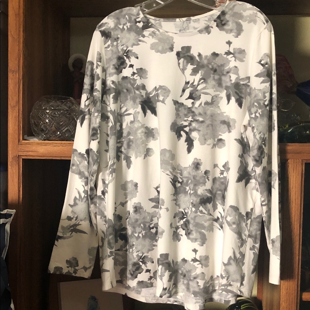 Women’s Pure Jill Long Sleeve Floral Print Top